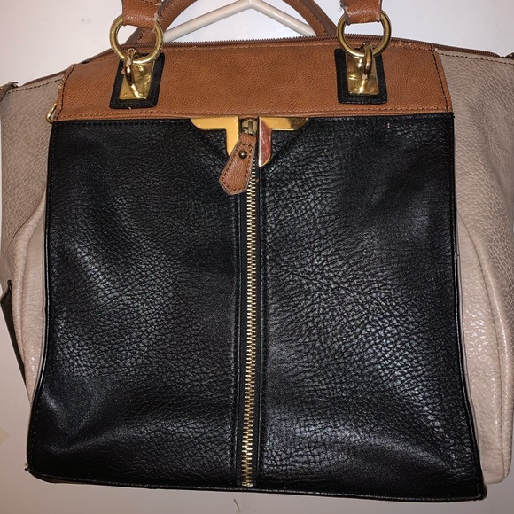 Danielle Nicole Black/Brown Handbag - Picture 1 of 4
